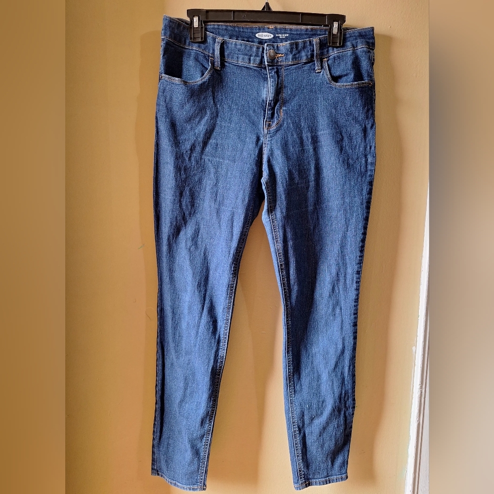 OLD NAVY Mid-Rise Super Skinny Jeans for Women Size 12 - Picture 8 of 8